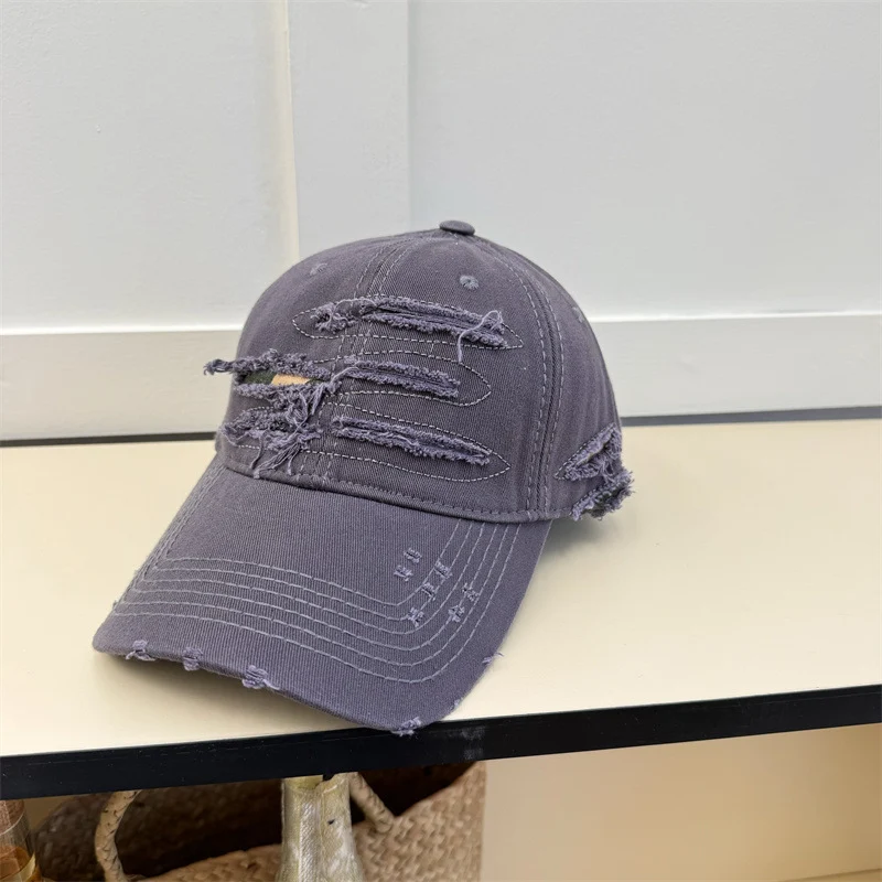 Herren Distressed Jeans-Baseballkappe Skanto