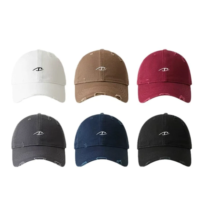 Herren Distressed Baumwoll-Baseballkappe Skanto