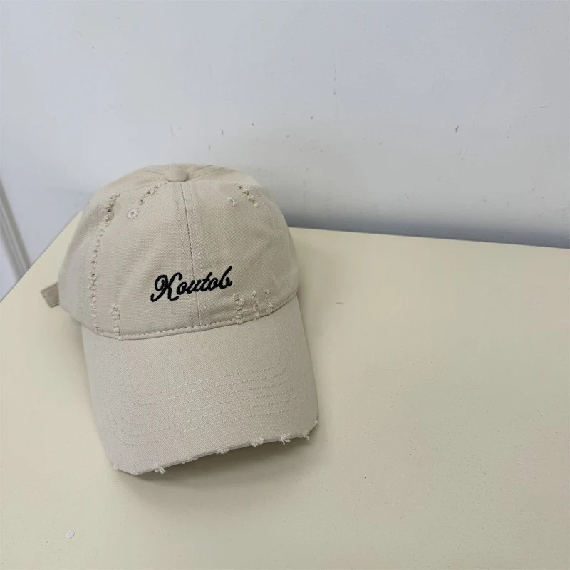 Herren Distressed Baumwoll-Baseballkappe Skanto 1783921814