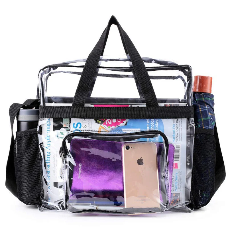 Transparente Handtasche mit strukturiertem Design Skanto