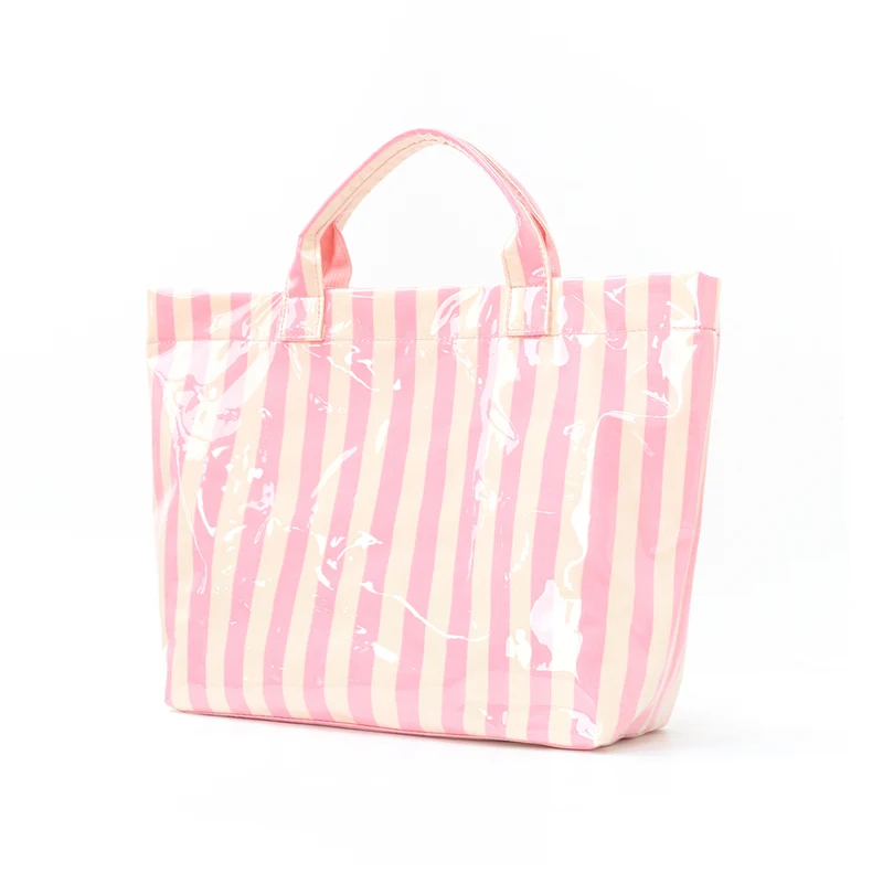 Strandtasche mit buntem Karomuster und wasserabweisender Beschichtung Skanto