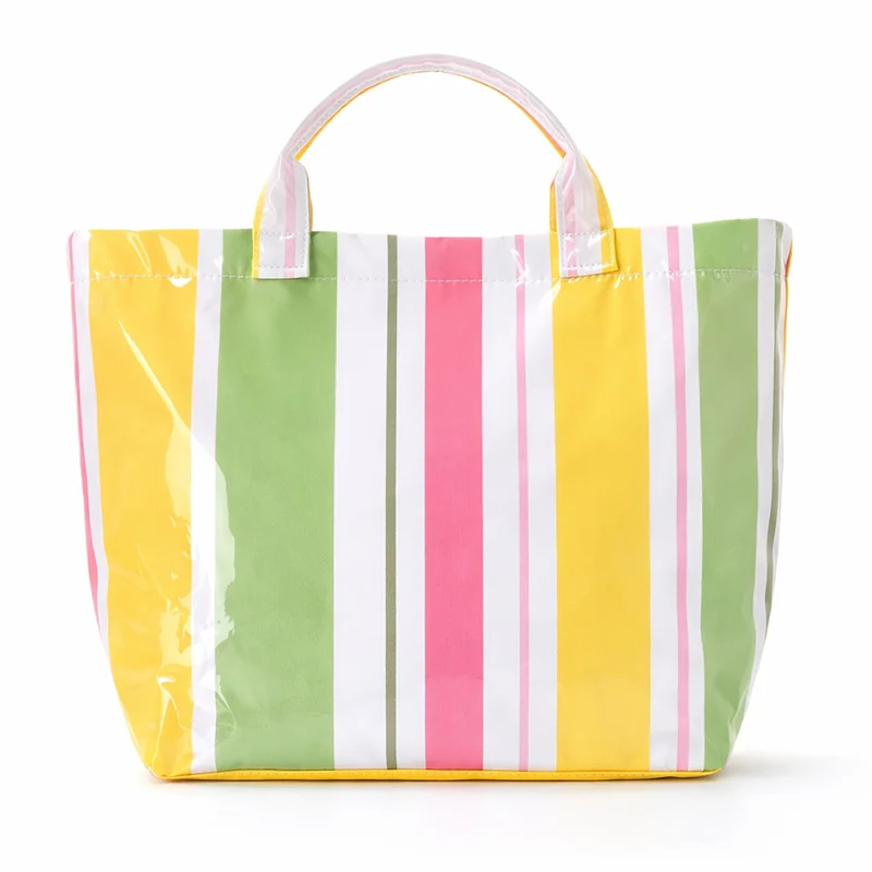 Strandtasche mit buntem Karomuster und wasserabweisender Beschichtung Skanto