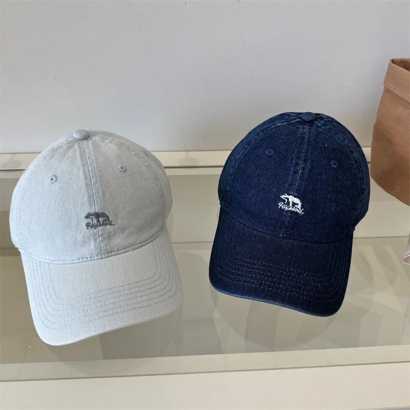 Damen Klassische Denim-Baseball-Cap Skanto