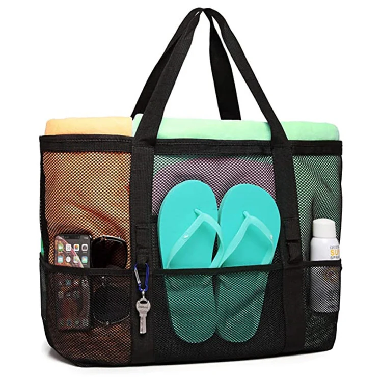Praktische Strandtasche im Mesh-Design Skanto