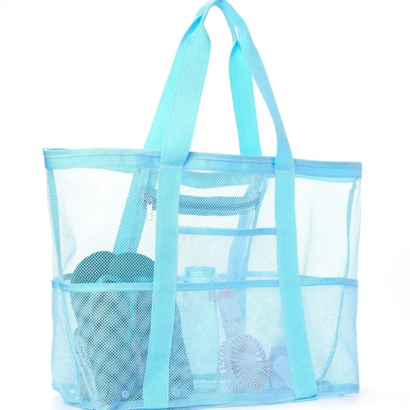 Praktische Strandtasche im Mesh-Design Skanto