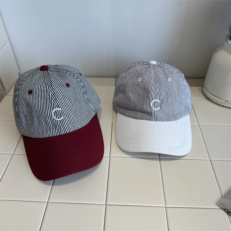 Klassische gestreifte Baseballkappe für Herren Skanto