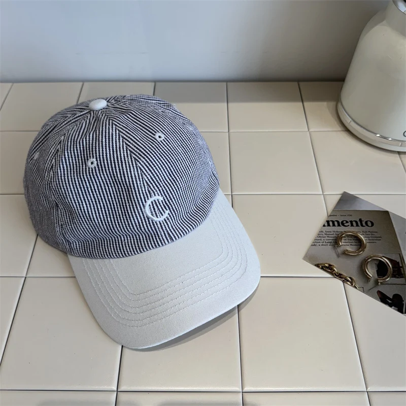 Klassische gestreifte Baseballkappe für Herren Skanto