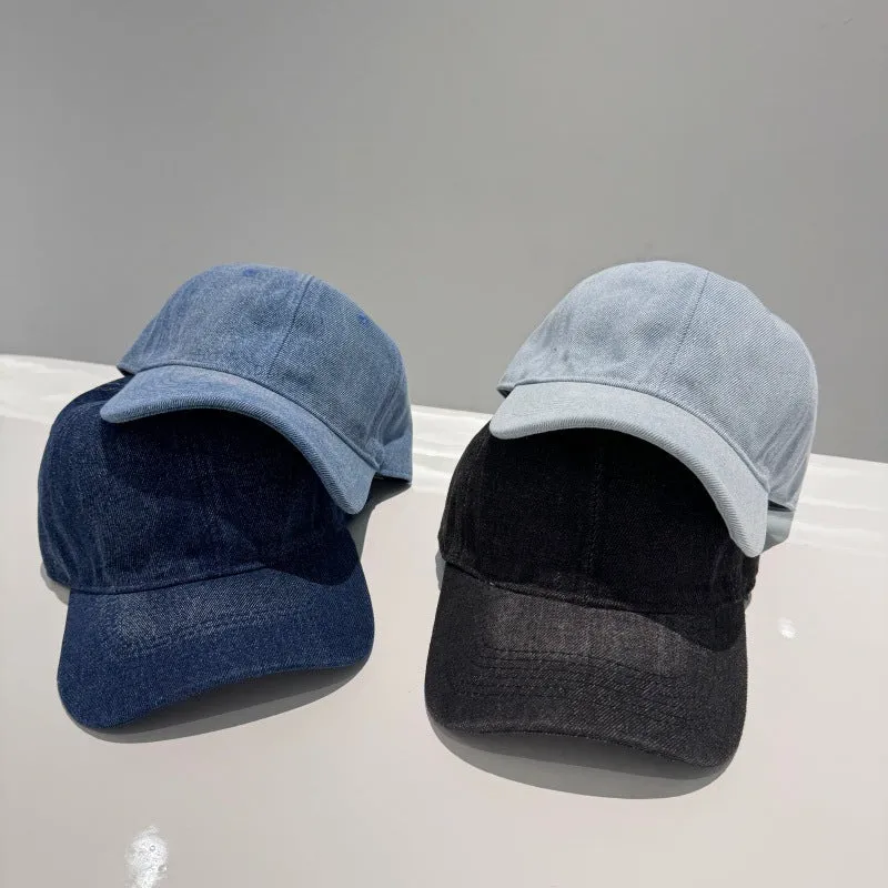 Klassische verstellbare Denim-Baseball-Cap für Damen Skanto