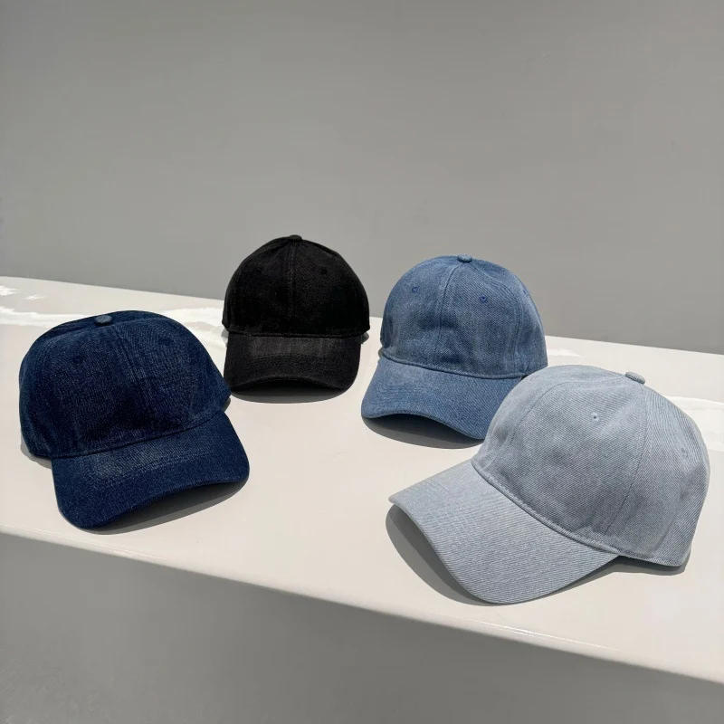 Klassische verstellbare Denim-Baseball-Cap für Damen Skanto
