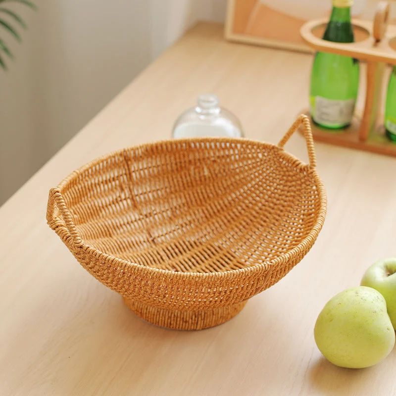 Elegante geflochtene Obstschale Skanto