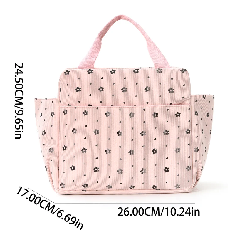 Praktische Organizer-Tasche mit Blumenmuster Skanto