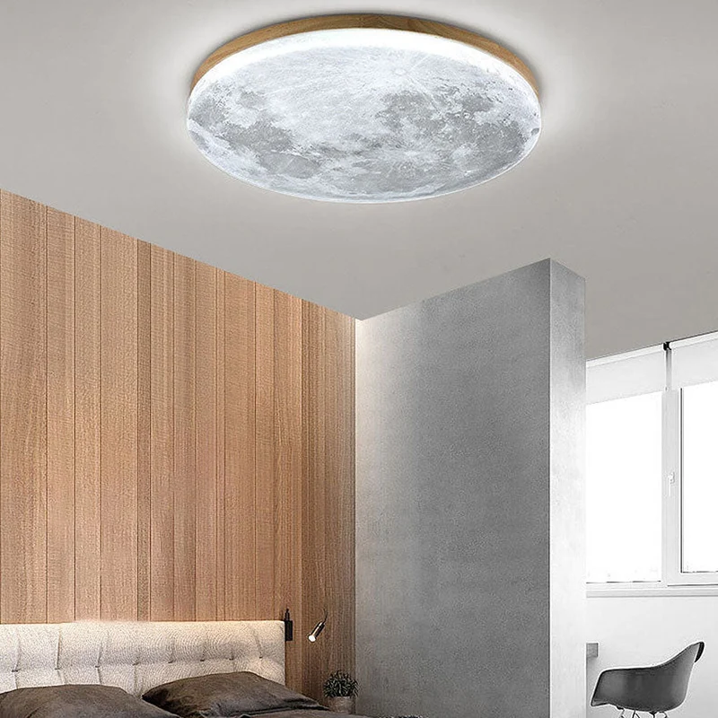 Moon Round | Minimalistische runde LED-Deckenleuchte | Skanto
