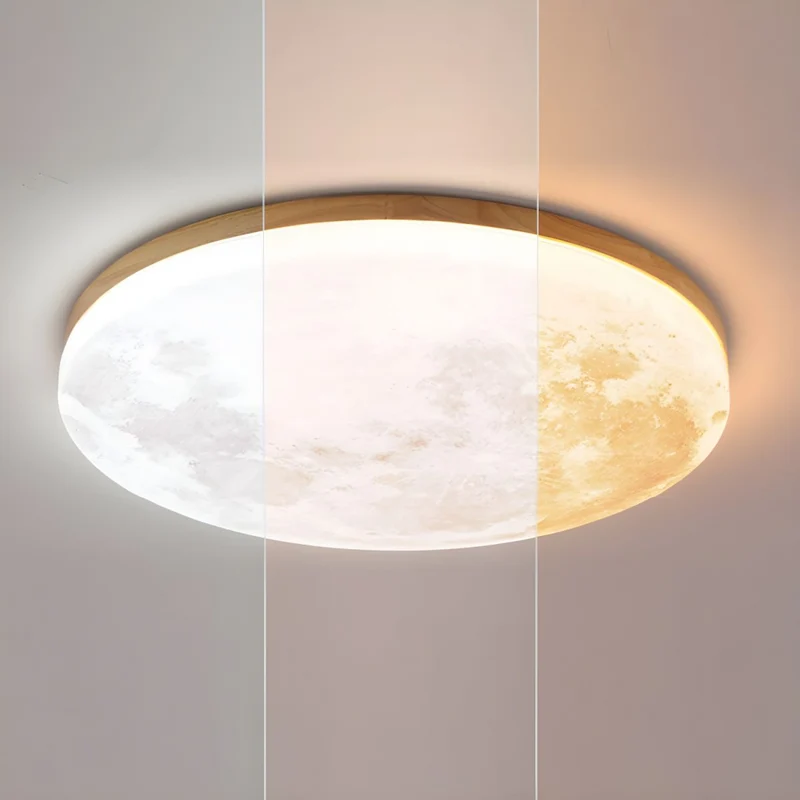 Moon Round | Minimalistische runde LED-Deckenleuchte | Skanto