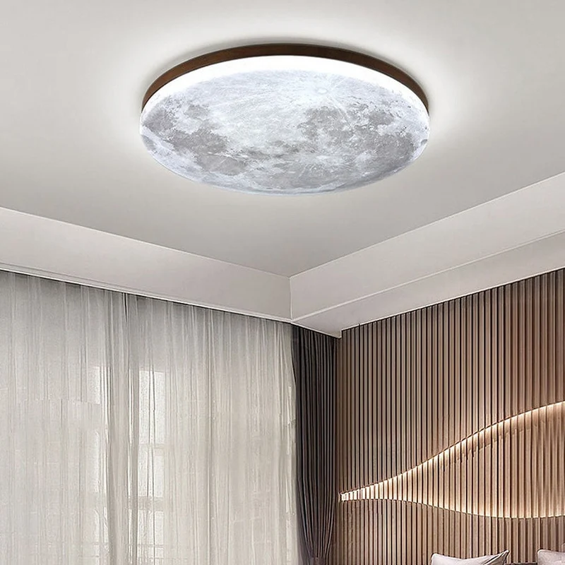 Moon Round | Minimalistische runde LED-Deckenleuchte | Skanto
