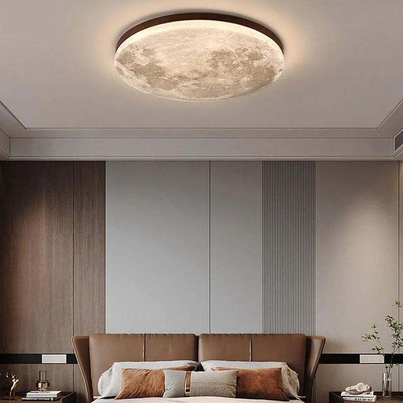 Moon Round | Minimalistische runde LED-Deckenleuchte | Skanto