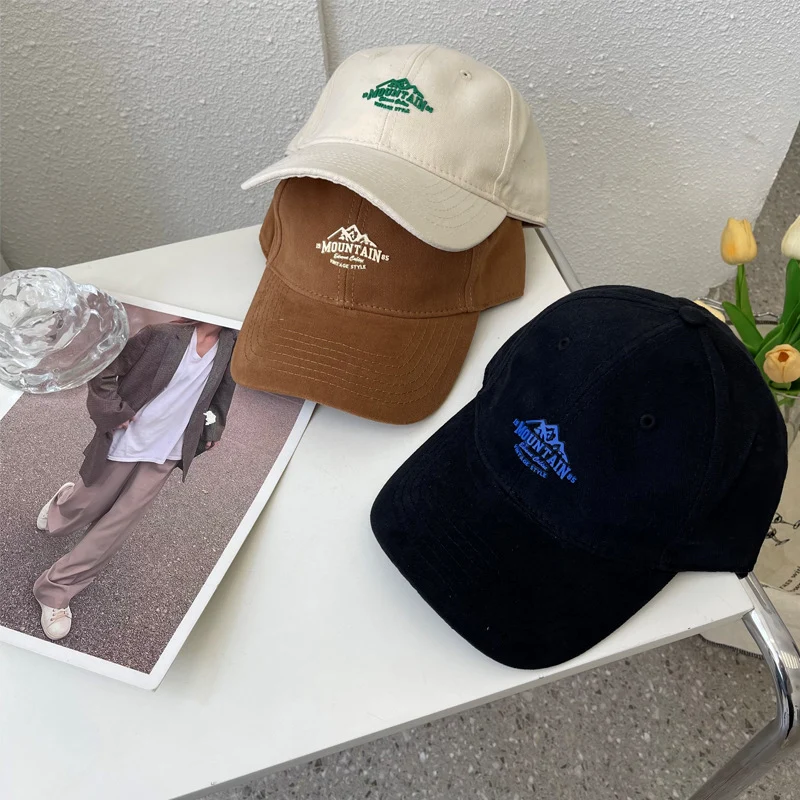 Vintage-inspirierte Berg-Grafik Baseballkappe für Herren Skanto