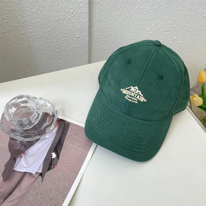 Vintage-inspirierte Berg-Grafik Baseballkappe für Herren Skanto