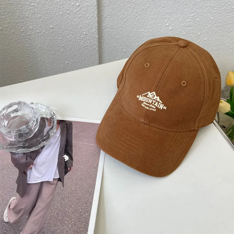 Vintage-inspirierte Berg-Grafik Baseballkappe für Herren Skanto