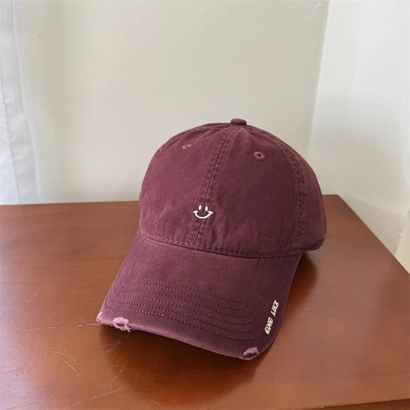Damen Freizeit-Cap mit Smile-Stickerei Skanto