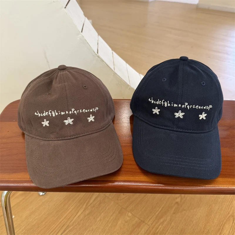 Damen Lässige Baumwoll-Baseballkappe mit Stickerei Skanto