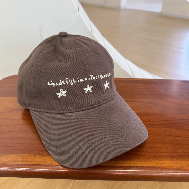 Damen Lässige Baumwoll-Baseballkappe mit Stickerei Skanto