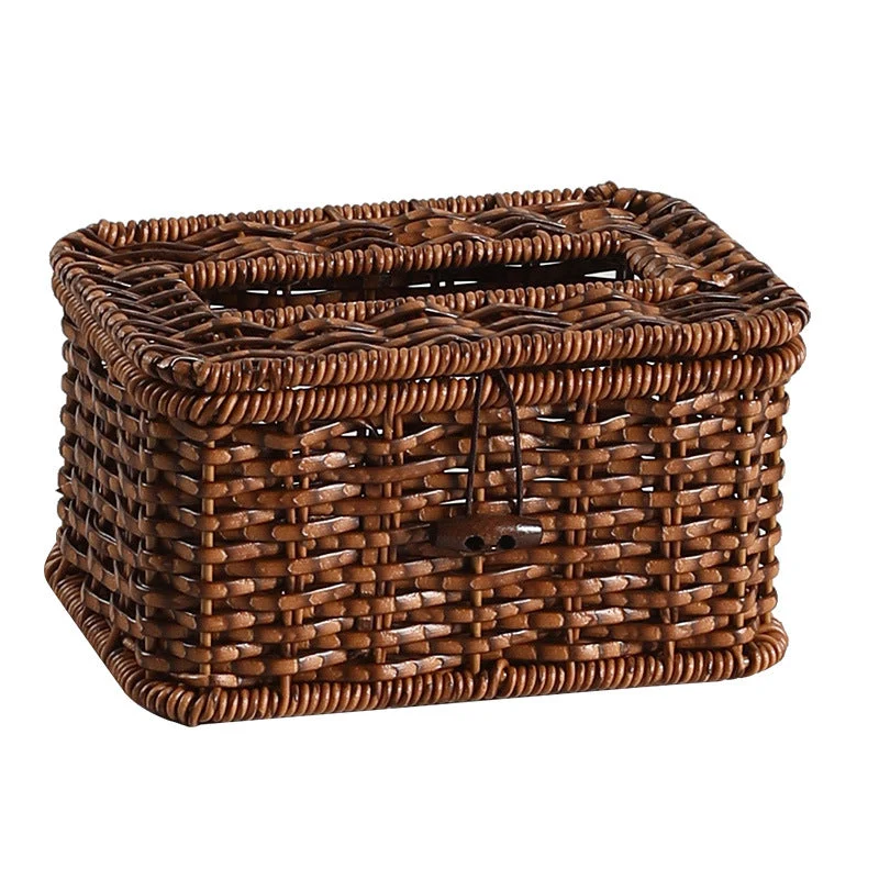 Handgefertigte Rattan-Aufbewahrungsbox Skanto