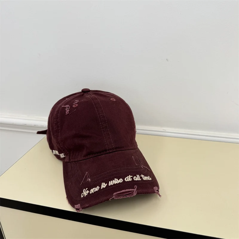Vintage Distressed Baseballkappe für Herren Skanto