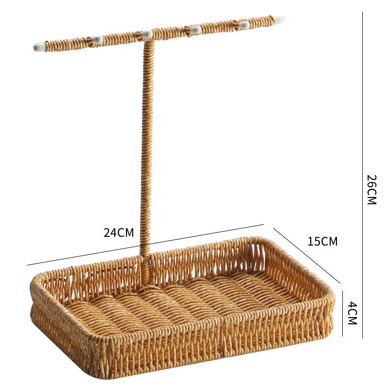 Dekorativer geflochtener Organizer Skanto