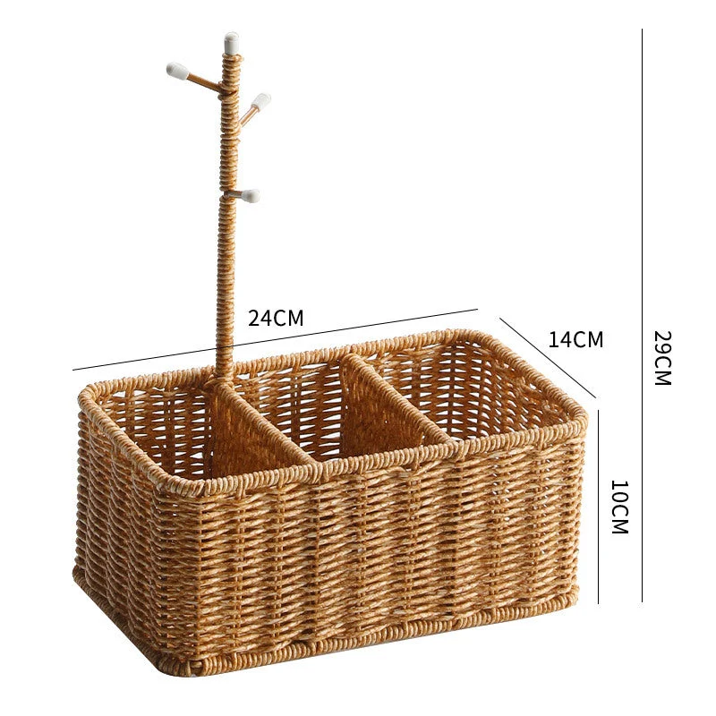 Dekorativer geflochtener Organizer Skanto