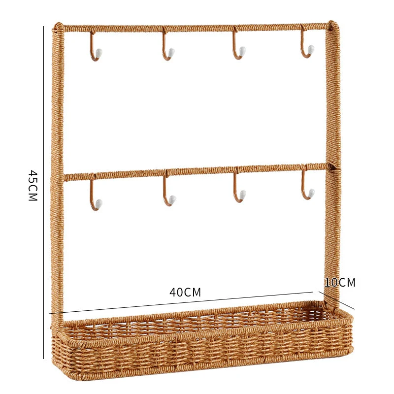 Dekorativer geflochtener Organizer Skanto