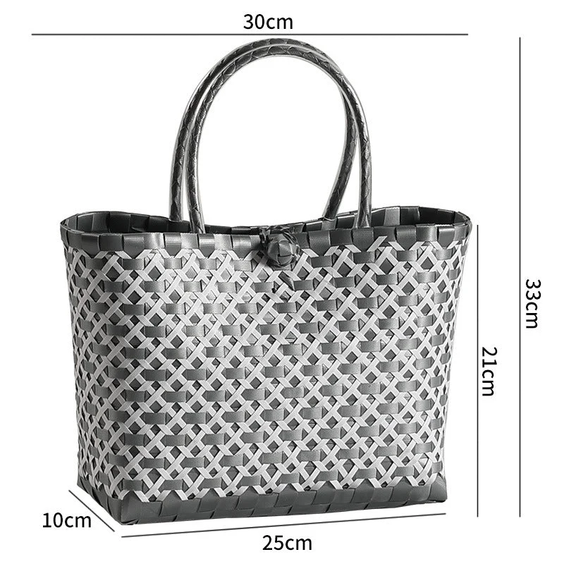 Stilvolle gewebte Strandtasche Skanto