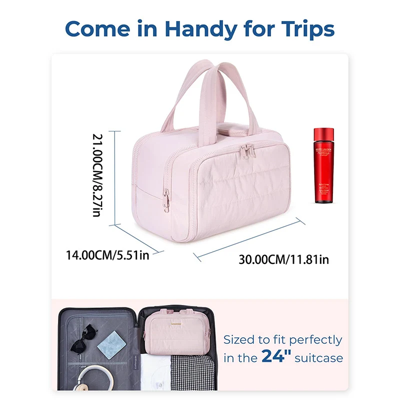 Kosmetik-Organizer-Tasche mit isoliertem Futter Skanto