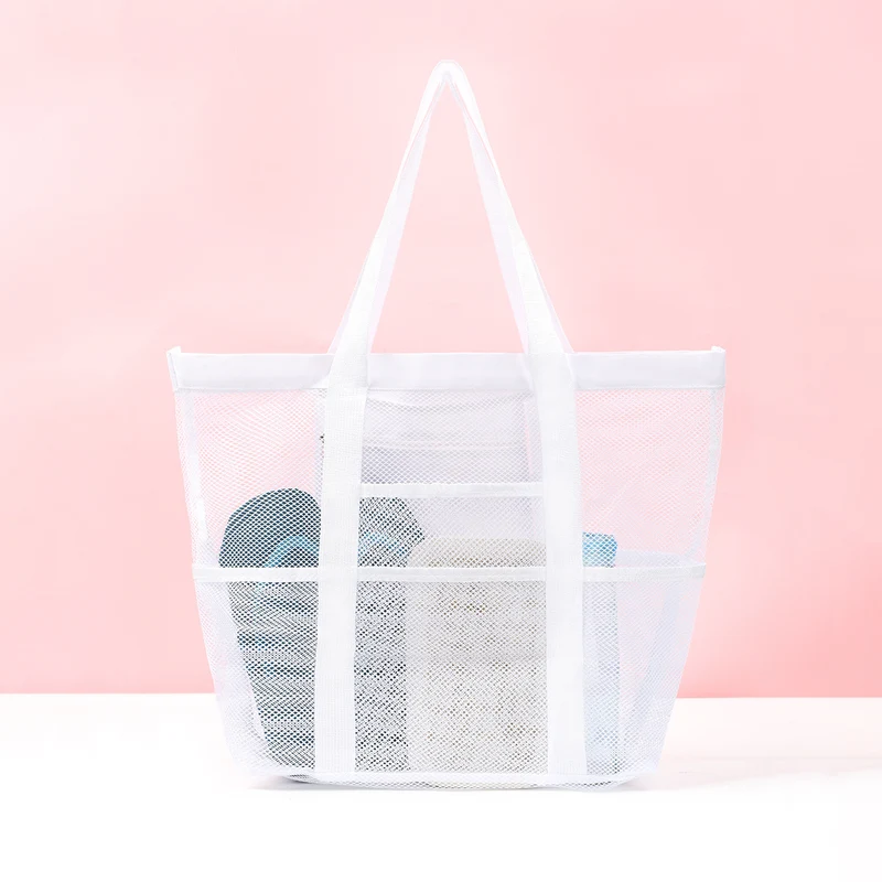 Große Strandtasche aus atmungsaktivem Mesh-Material Skanto