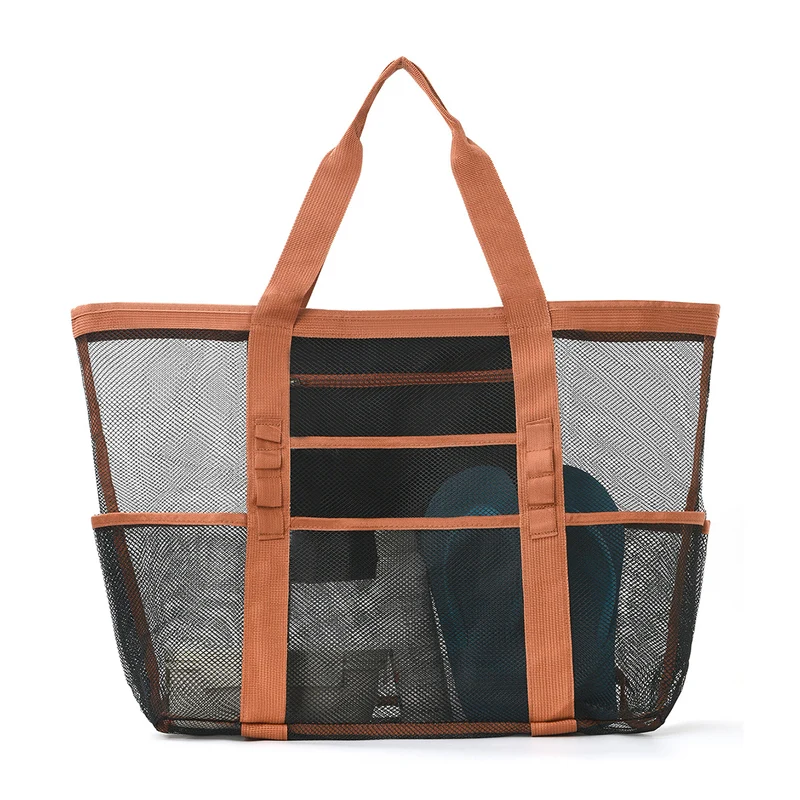 Große Strandtasche aus atmungsaktivem Mesh-Material Skanto