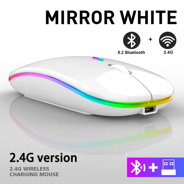 LuxeClick Maus – Kabellose wiederaufladbare Bluetooth Maus Skanto
