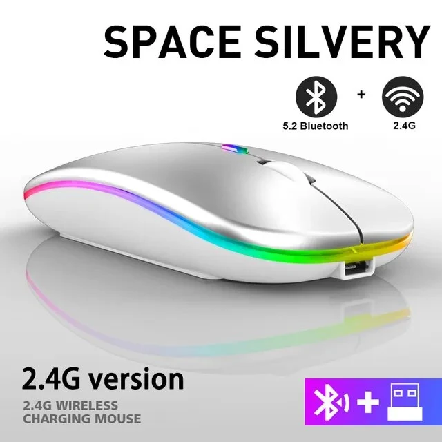 LuxeClick Maus – Kabellose wiederaufladbare Bluetooth Maus Skanto