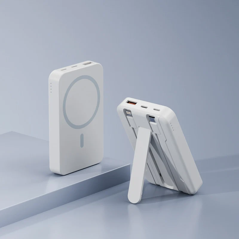 MagSafe Powerbank mit integriertem Ständer und Schnellladung Skanto