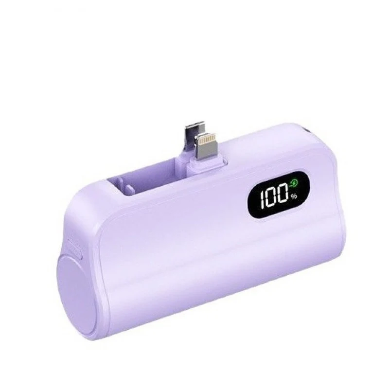 Kompakte Dual-Charge Powerbank mit Digitalanzeige Skanto