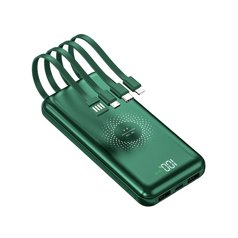Powerbank mit integriertem Multi-Ladekabel Skanto