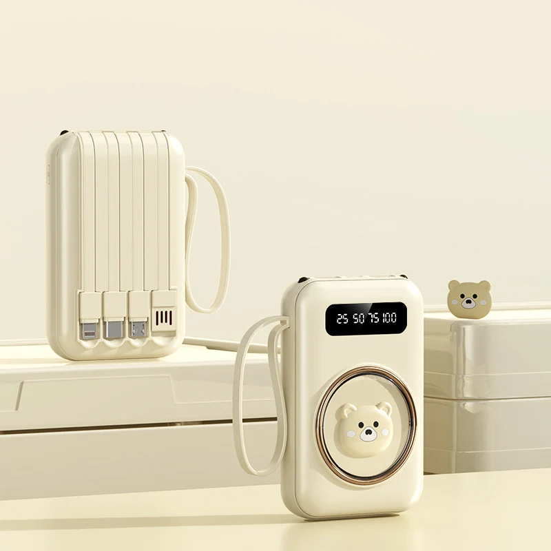 Tragbare Powerbank mit integriertem LED-Display von Skanto
