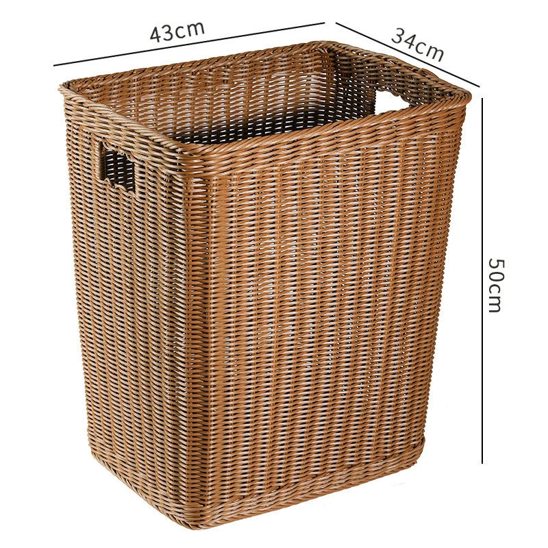 Premium handgeflochtener Rattan-Aufbewahrungskorb Skanto