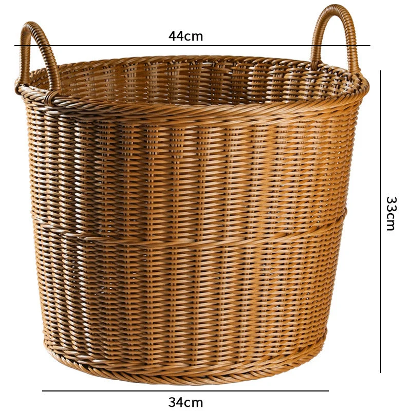 Premium handgeflochtener Rattan-Aufbewahrungskorb Skanto