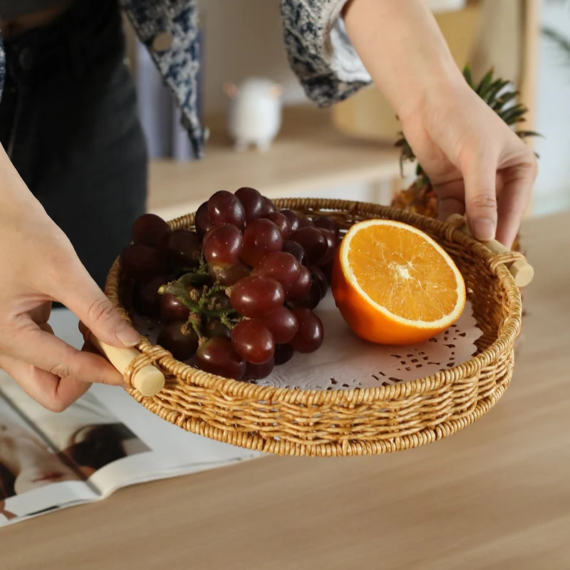 Handgewebtes dekoratives Serviertablett Skanto