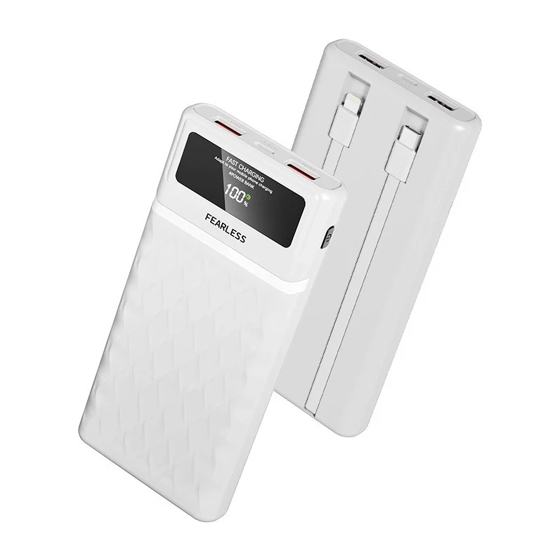 Powerbank mit integriertem LED-Display und zwei USB-Anschlüssen Skanto