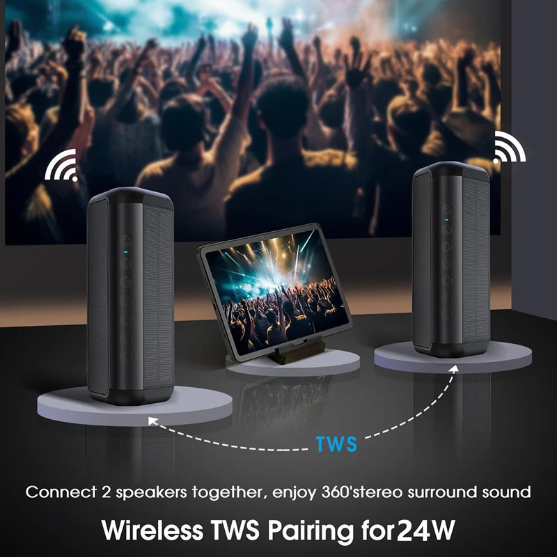 Tragbarer Bluetooth-Lautsprecher mit Solarladefunktion Skanto