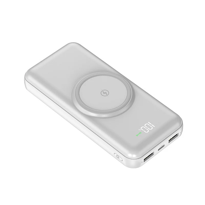 Portable Powerbank mit kabelloser Schnellladung und intelligenter Ladeanzeige Skanto