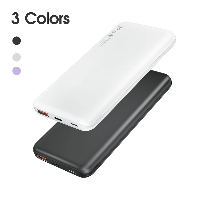 Tragbare Powerbank mit Schnellladefunktion und mehreren Anschlüssen Skanto