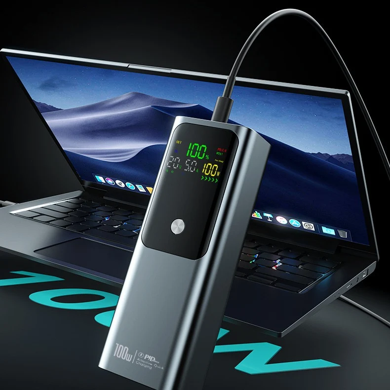 Portable Powerbank mit smarter Ladeanzeige Skanto