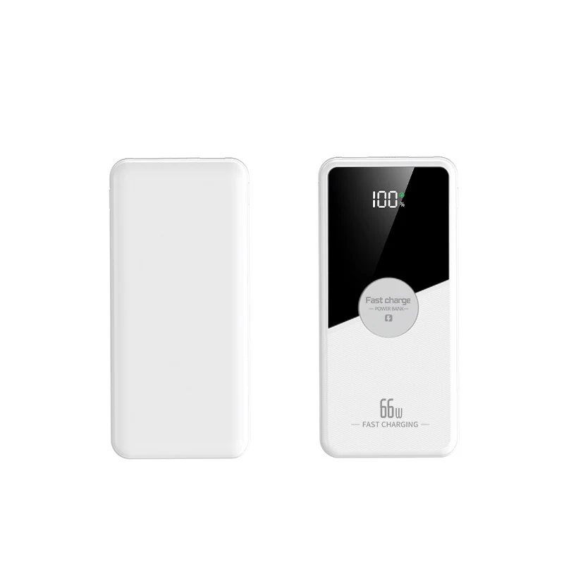 Portable Powerbank mit integriertem Multi-Ladekabel und digitaler Ladeanzeige Skanto