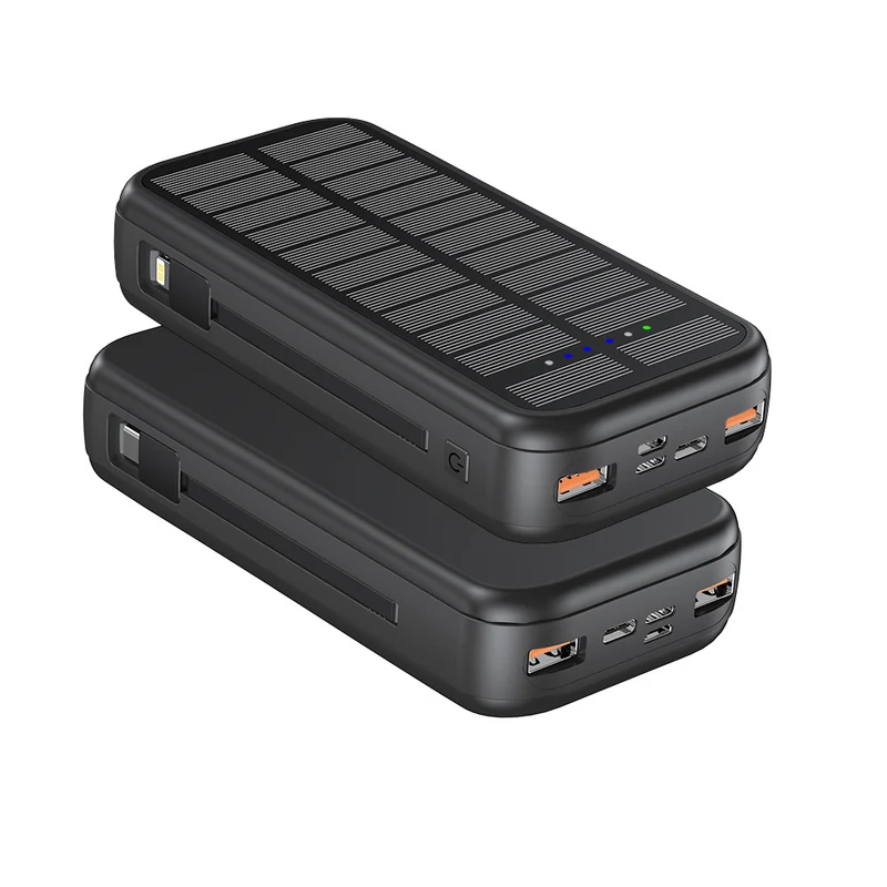 Solarbetriebene Powerbank mit integrierter Schnellladefunktion Skanto